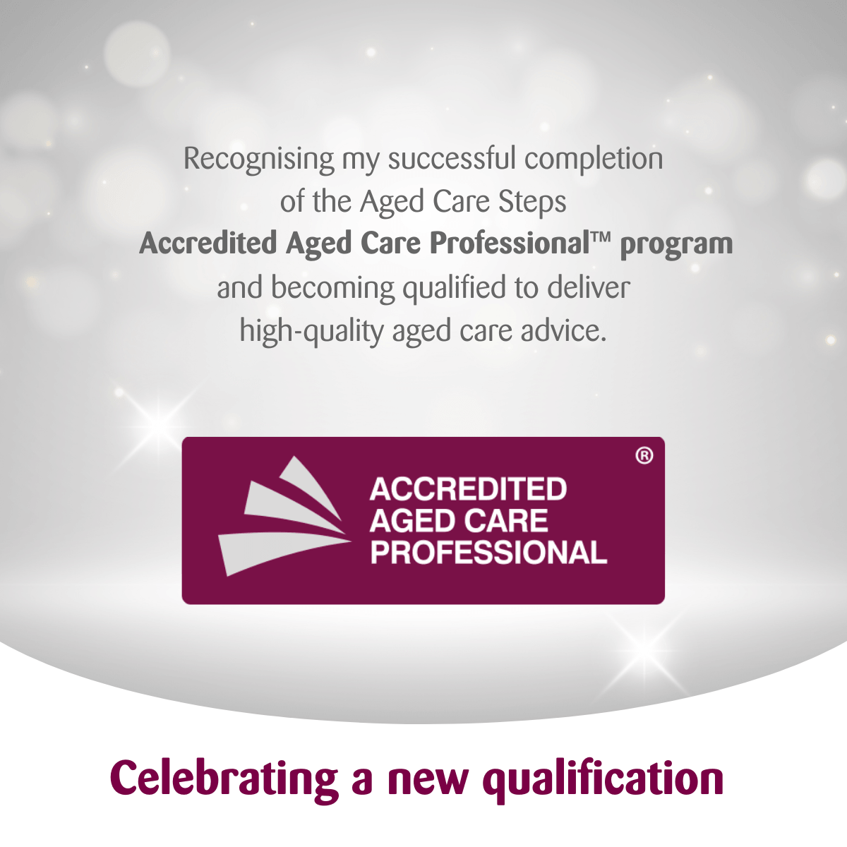Accredited Aged Care Professional